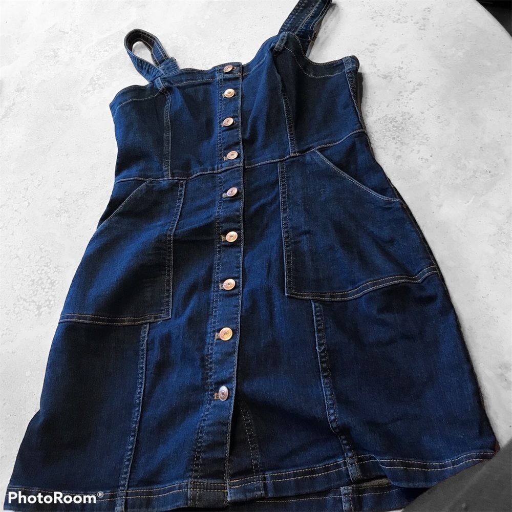Divided Blue Denim Dress